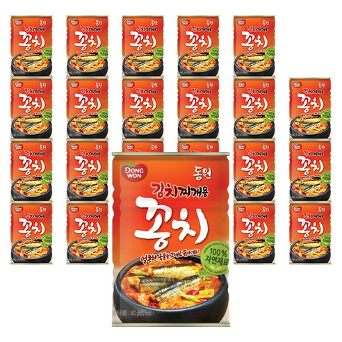 동원에프앤비 김치찌개용 꽁치, 400g, 24개입