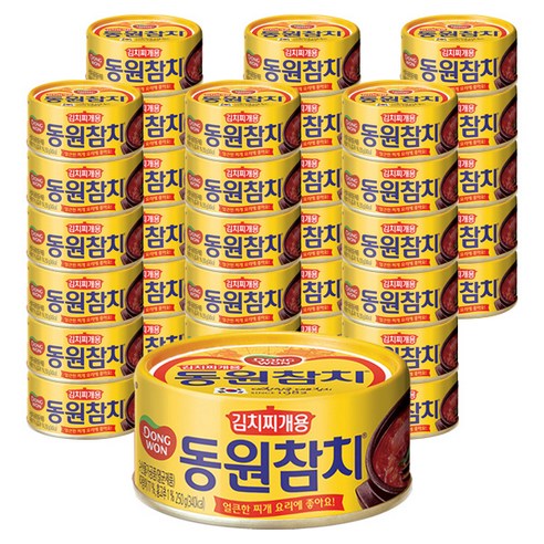 동원에프앤비 김치찌개용 참치, 250g, 36개