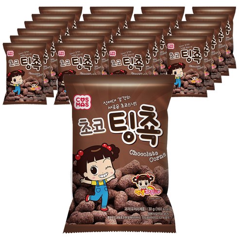 코스모스제과 초코 팅쵹, 30g, 24개입