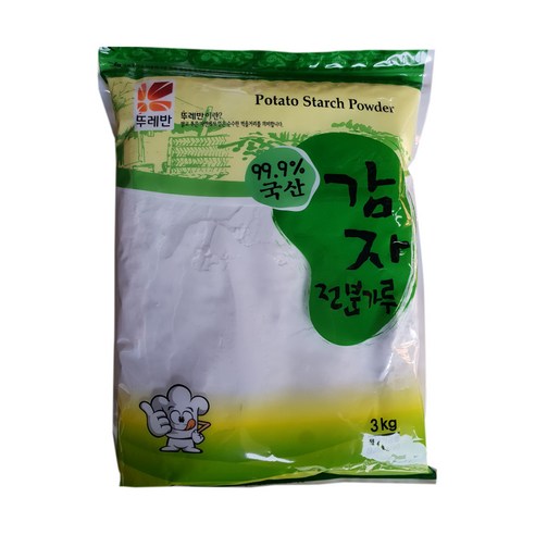 뚜레반 감자 전분가루, 1개, 3kg