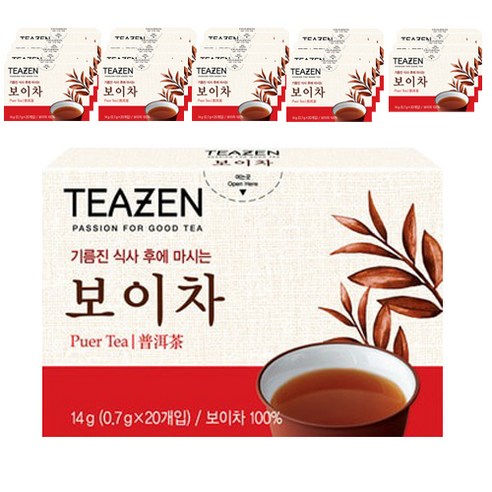 티젠 보이차, 0.7g, 20개입, 20개