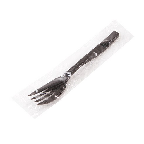 봄91 SP 블랙 커트러리 포크 대 17 x 2.8 cm, 1개, 200개