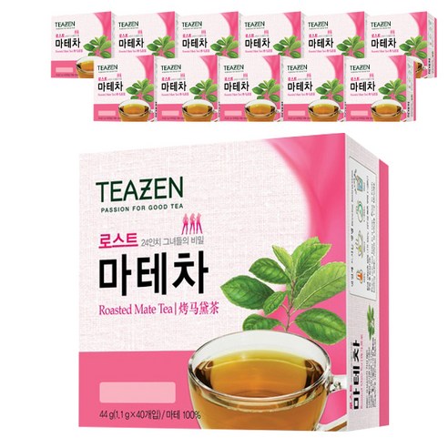 티젠 로스트 마테차, 1.1g, 40개입, 12개