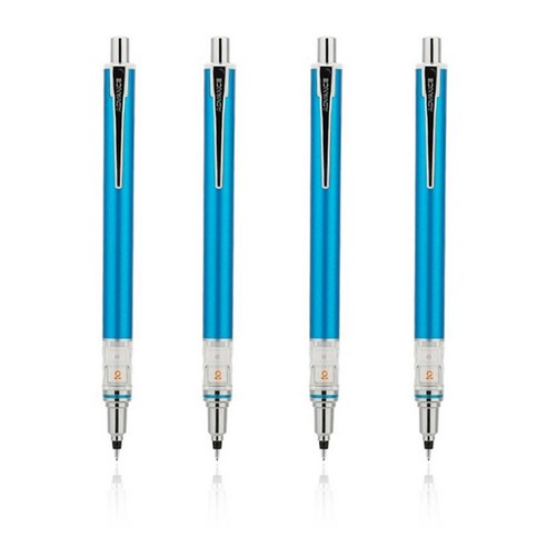 유니 쿠루토가 어드밴스 샤프 블루, 0.5mm, 4개입