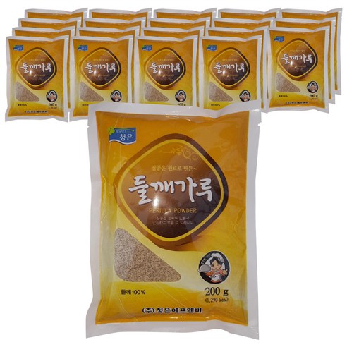 청은 들깨가루, 200g, 20개