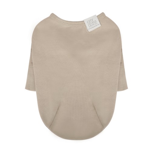퍼피엔젤 강아지 데일리 티셔츠 7부소매, 89 Beige