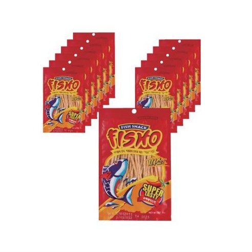 피쇼 슈퍼 테이스티 어포스낵, 15g, 12개