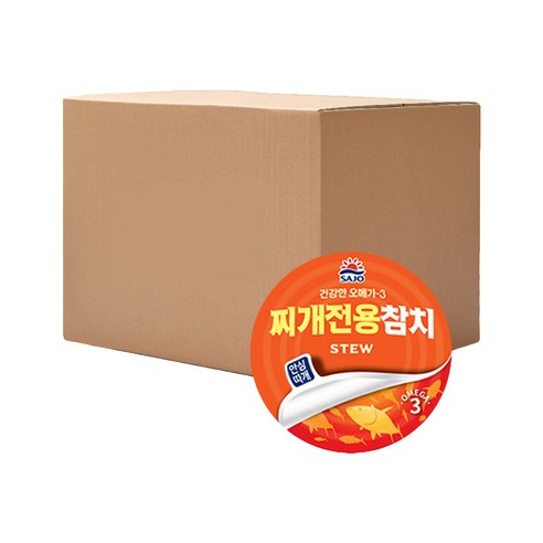 해표 찌개전용참치 안심 따개, 100g, 36개