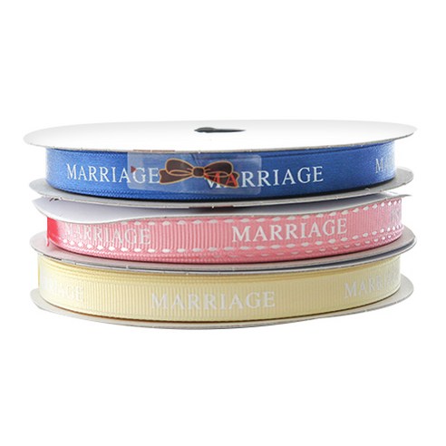 TOCTOC MARRIAGE 프린팅 포장리본 세트, NO36, 13.5m