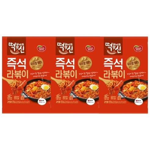 동원 떡볶이의 신 즉석 라볶이 6인분, 504g, 3개