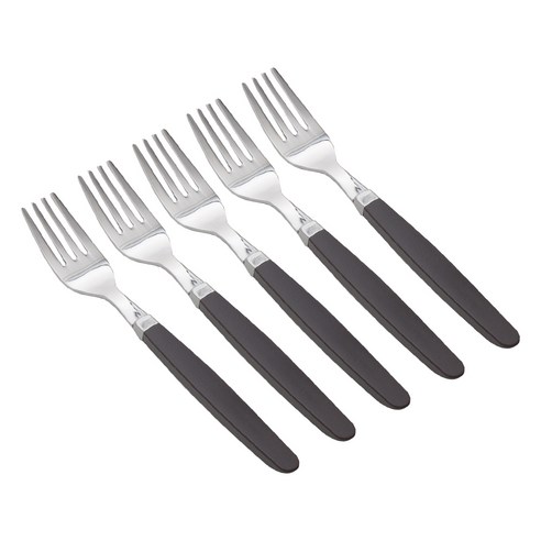 라온누리 픽미 컬러 아동 포크만 5p 세트, 베이직 초코(C), 1세트