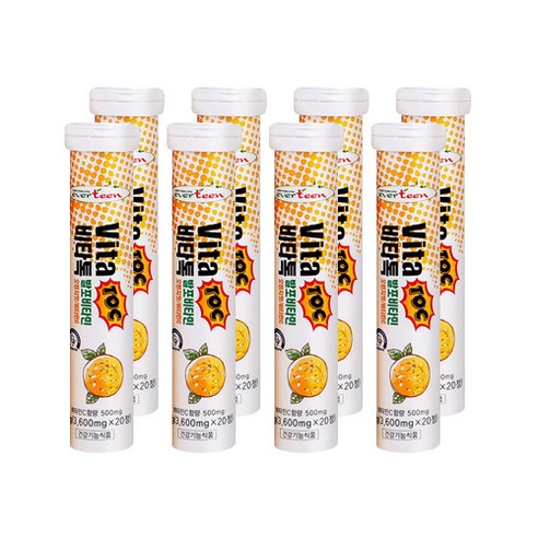 비타톡 발포비타민 오렌지맛, 72g, 8개