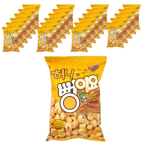 서울식품 허니 뻥이요, 110g, 24개