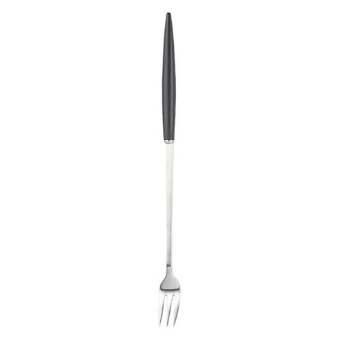 백산 에펠 샤틴 커트러리 롱포크 LF, 블랙, 1개