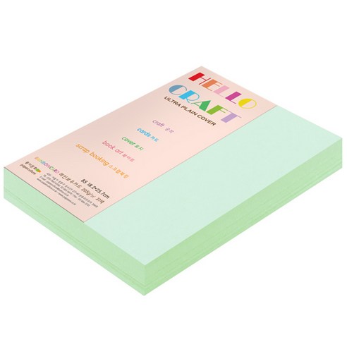 종이문화 두꺼운양면 칼라용지 레인보우카드 No14 블루, B5, 120매