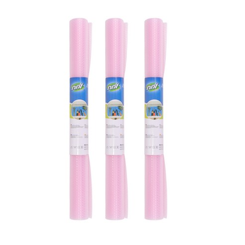 블룸엣홈 싱크대 선반 매트 3p, 핑크, 3개