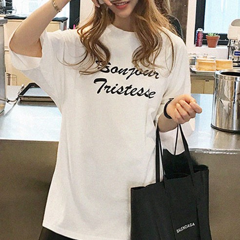난닝구 여성용 리즈프 반팔티