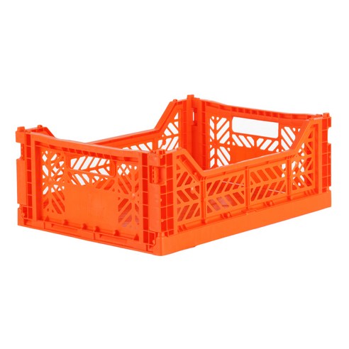 아이카사 폴딩박스 M, orange, 1개