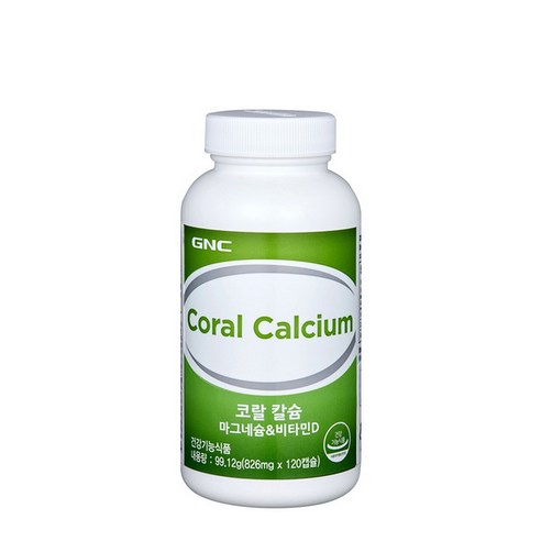 GNC 코랄 칼슘 마그네슘 비타민D, 120정, 1개