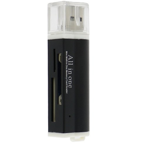 테크맨 심플 알루미늄 OTG 젠더 USB 2.0, 블랙, 1개