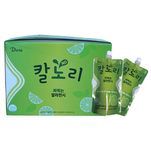 칼노리 짜먹는 깔라만시, 170ml, 10개