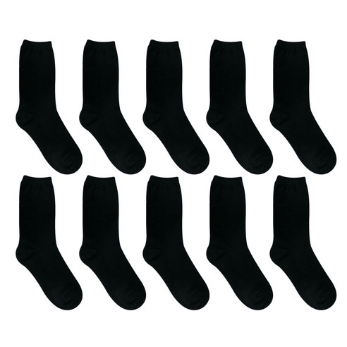 두발로 여성용 프리미엄무지장목 양말 10켤레