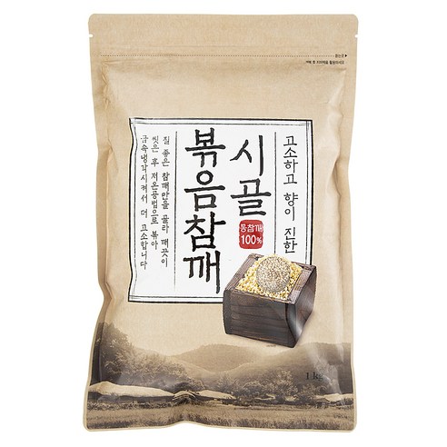 경천식품 시골 볶음참깨, 1kg, 1개