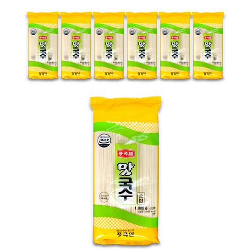 풍국면 맛국수 소면, 1kg, 7개