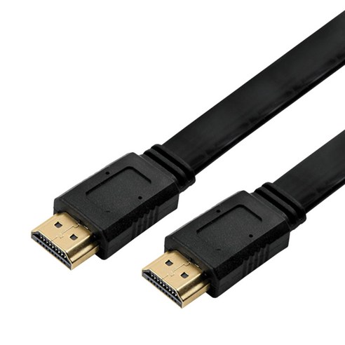 컴스 HDMI FLAT 평면케이블 ITB741 블랙, 1개, 1.5m