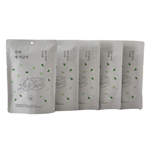 소소생활 소소칩 닭가슴살 갈릭&시금치, 30g, 5개입