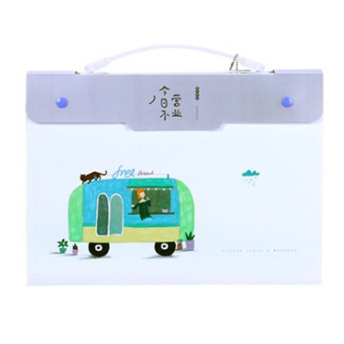 멜팅홈 차량그림 파일가방, A-4, 1개