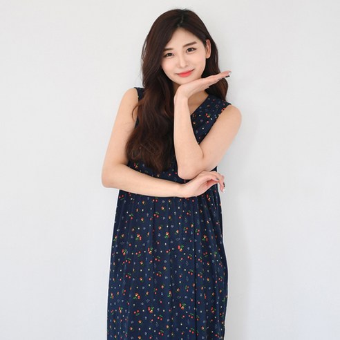 아날도바시니 여성용 냉감 나시 원피스잠옷