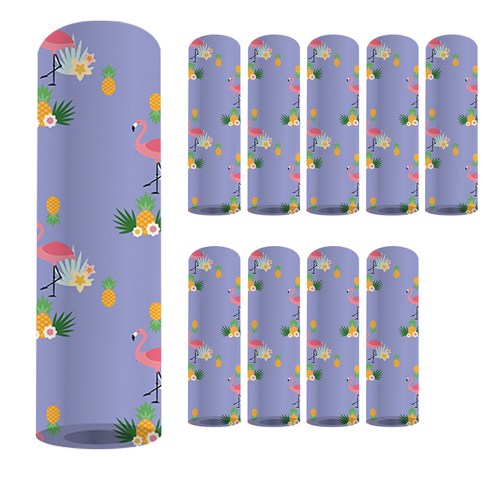 나노씨엔티 랩핑포장지 297 x 420 mm, 홍학3, 10개입