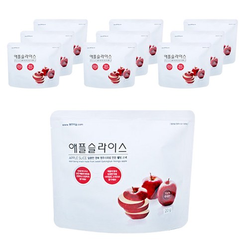 영주마실 애플슬라이스, 20g, 1개