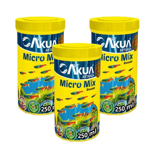 아트아쿠아 마이크로 믹스 비트 사료, 250ml, 3개