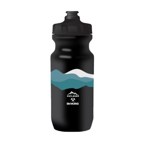 비엠웍스 물통 M1, 블랙, 600ml