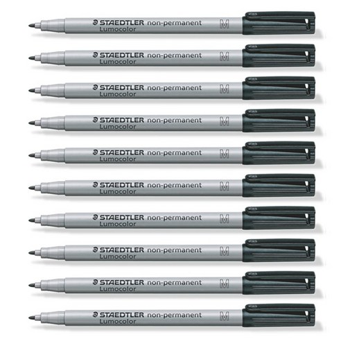 스테들러 315 다용도 펜 수성 1.0mm, 블랙, 10개입