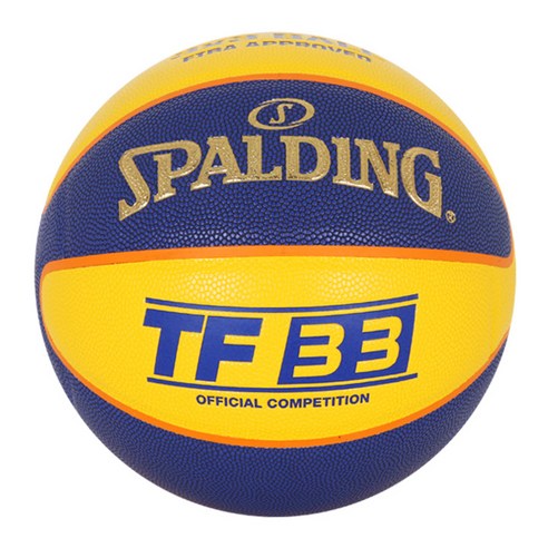 스팔딩 TF-33 골드 농구공 엘로우 + 블루 76-257Z