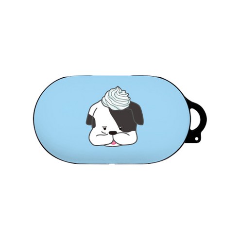 바니몽 멍푸치노 디자인 갤럭시 버즈 케이스, 소다크림