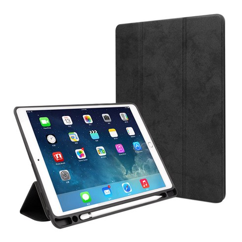 로이 펜슬 수납 IPAD 보호 케이스, 블랙