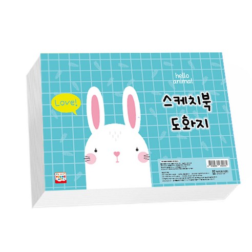 영아트 스케치북 도화지 150매, 1개, 8절