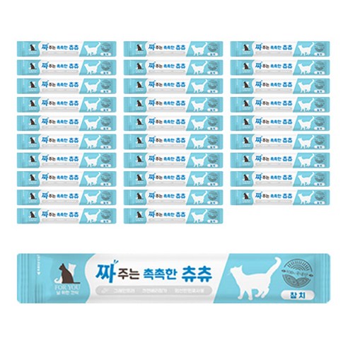 포유널위한간식 짜주는 촉촉한 츄츄 14g, 참치, 30개입