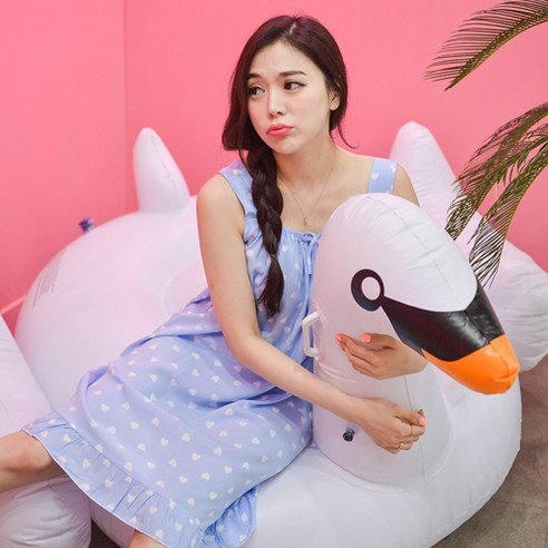코코드림 YGB18050 바람난하트 원피스잠옷 이지웨어