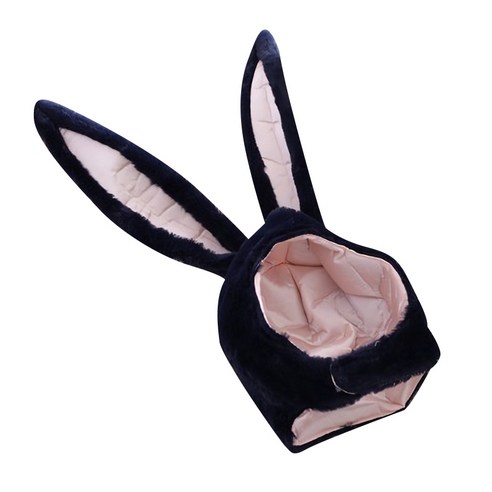 파티팡 큐티 후드모자 섹시 토끼, 네이비, 1개
