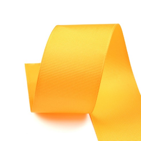 가드 선물포장 공단리본 25mm, 오렌지, 90m
