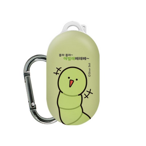 트라이코지 귀염뽀짝 갤럭시 버즈 플러스 이어폰 케이스, 20 빅페이스 에벌레