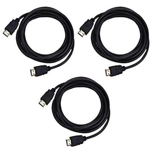 애니포트 HDMI 2.0 모니터 케이블, 3개, 2m