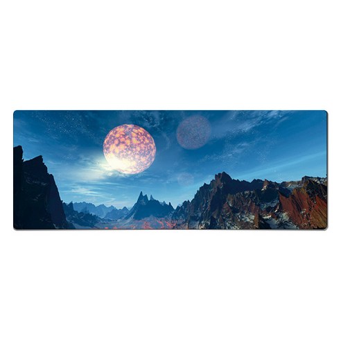 아리코 갤럭시 유니버스 마우스패드 800 x 300 x 2 mm, GU003, 1개