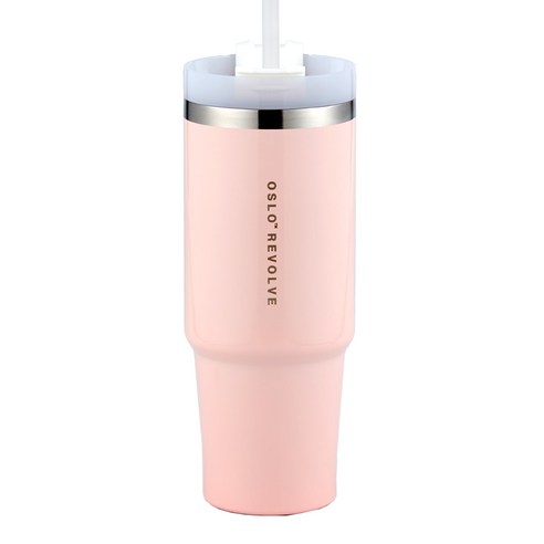 오슬로 리볼브 텀블러, 핑크, 900ml
