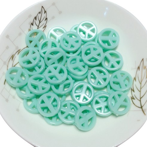 가드 코델리아 DIY 비즈 재료 500g, 민트그린, 1개